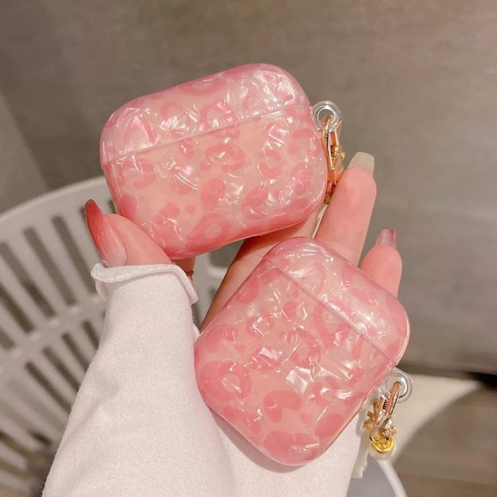 Airpods case Cover Airpods Pro Case Cover Airpods 3rd Gen Case Cover Pink Pearl - Picture 2 of 7